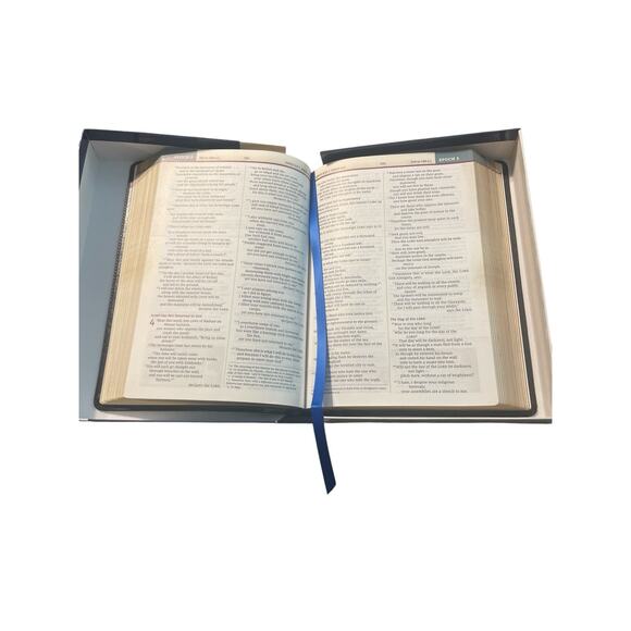 NIV, Chronological Study Bible Leathersoft, Black, Comfort Print: Holy Bible NEW - Picture 5 of 5
